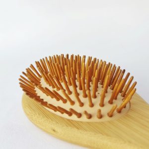برس چوبی بامبو مدل بیضی جنس دانه بامبو اعلا